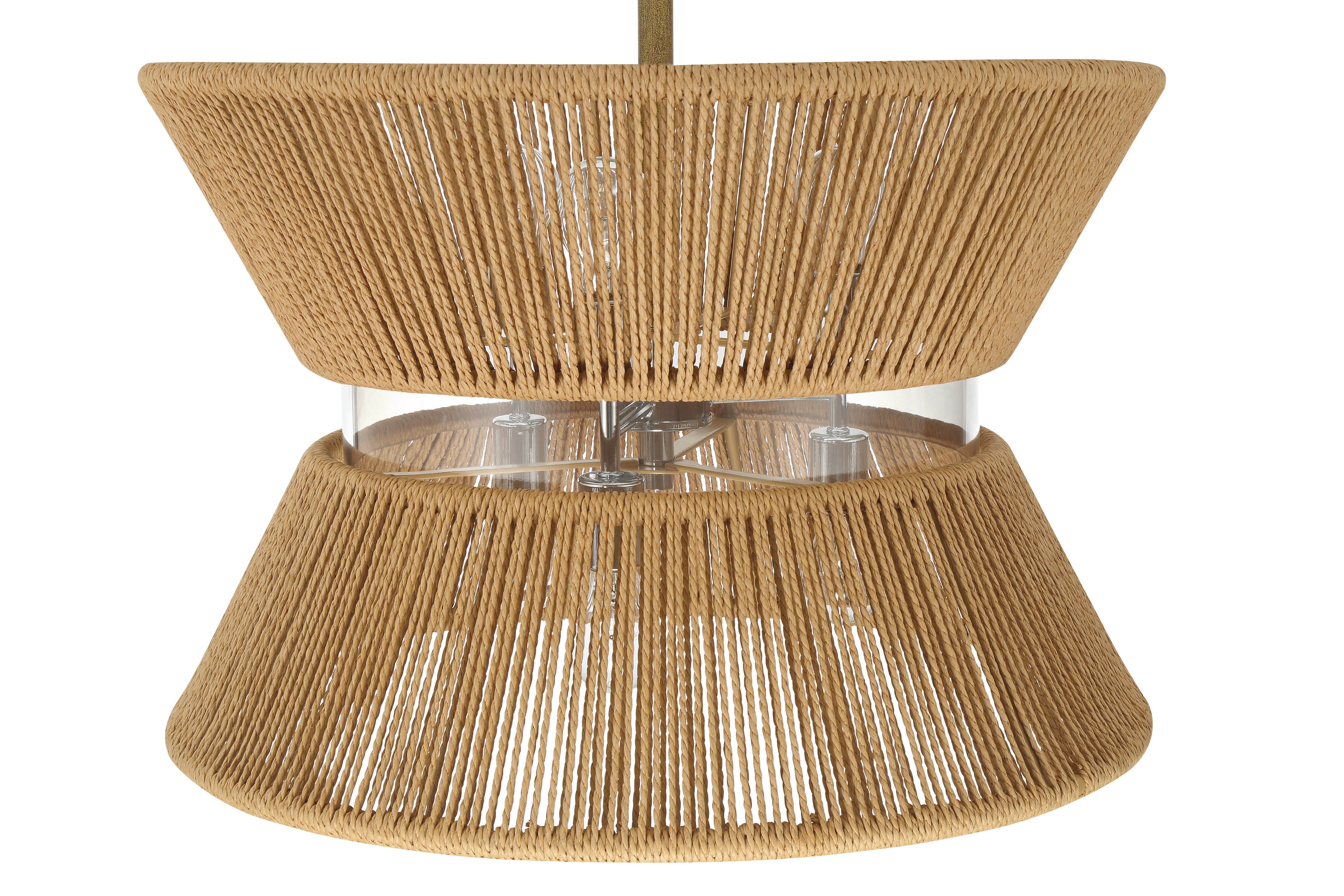 chrome/walnut pendants