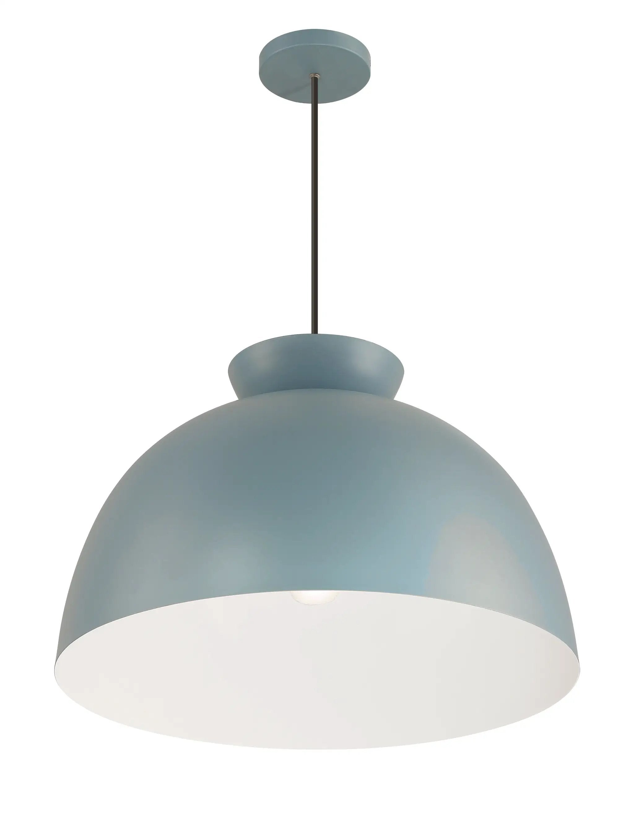 dusty blue pendants