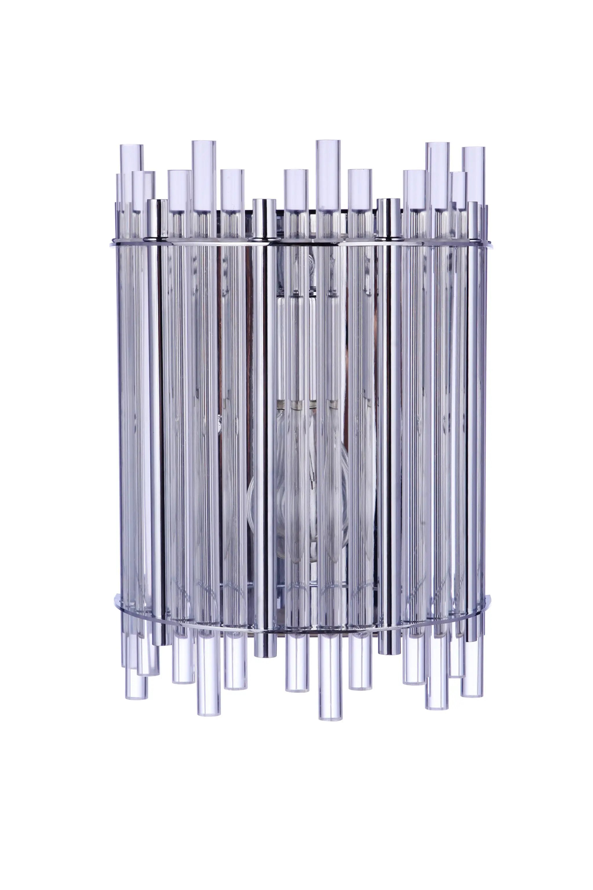 chrome wall sconces