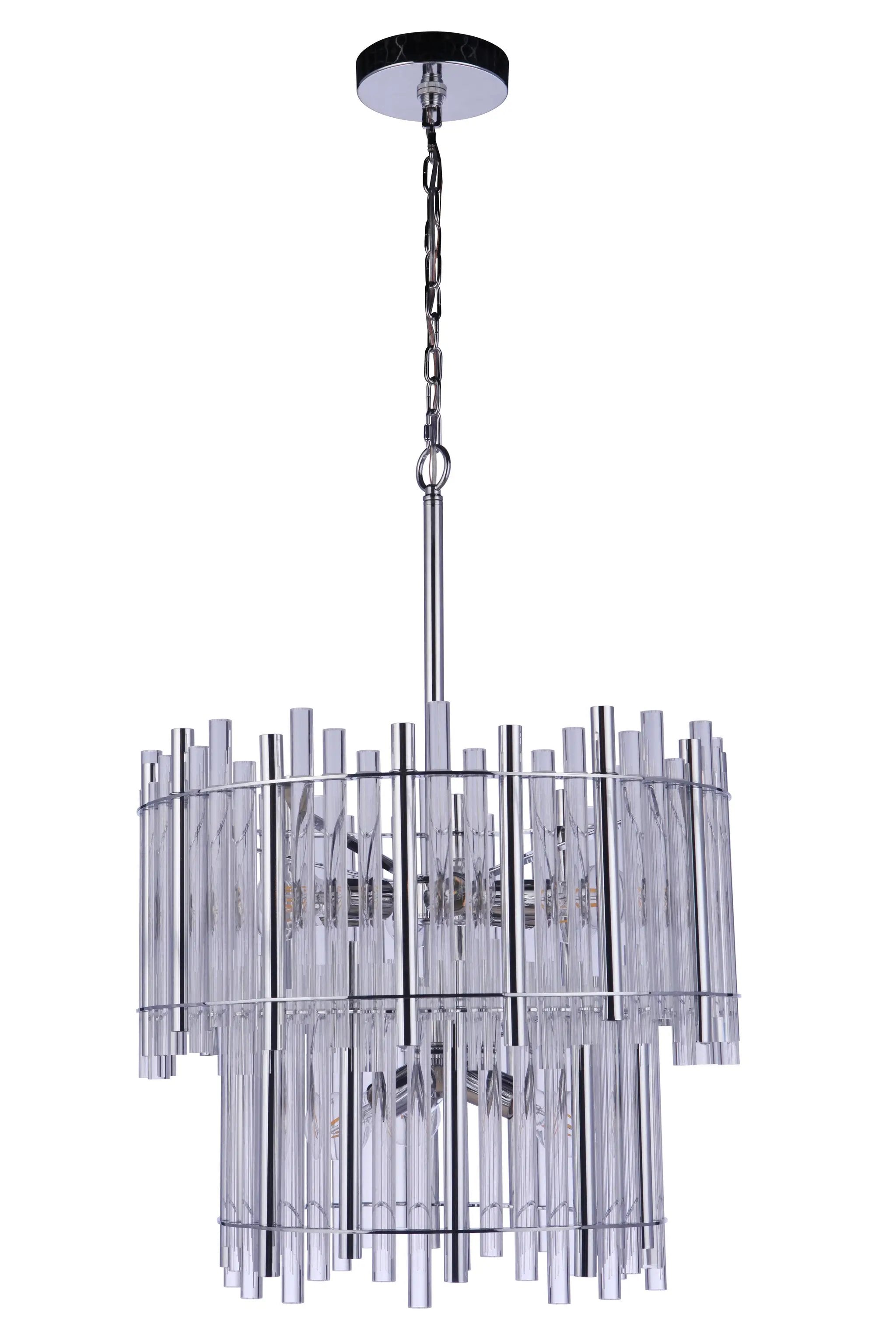 chrome chandeliers