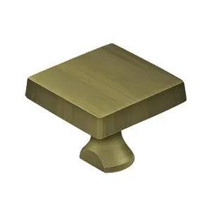 Deltana Solid Brass Square Knob for HD Bolt by Deltana