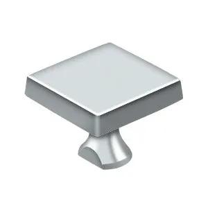 polished chrome knob