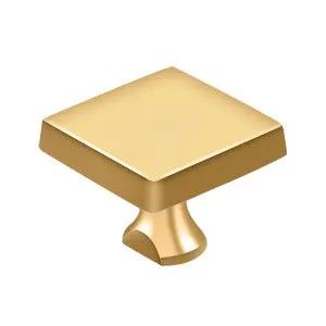 Deltana Solid Brass Square Knob for HD Bolt by Deltana
