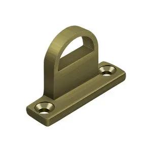 Deltana Solid Brass Offset Heavy Duty Strike for HD Bolt by Deltana