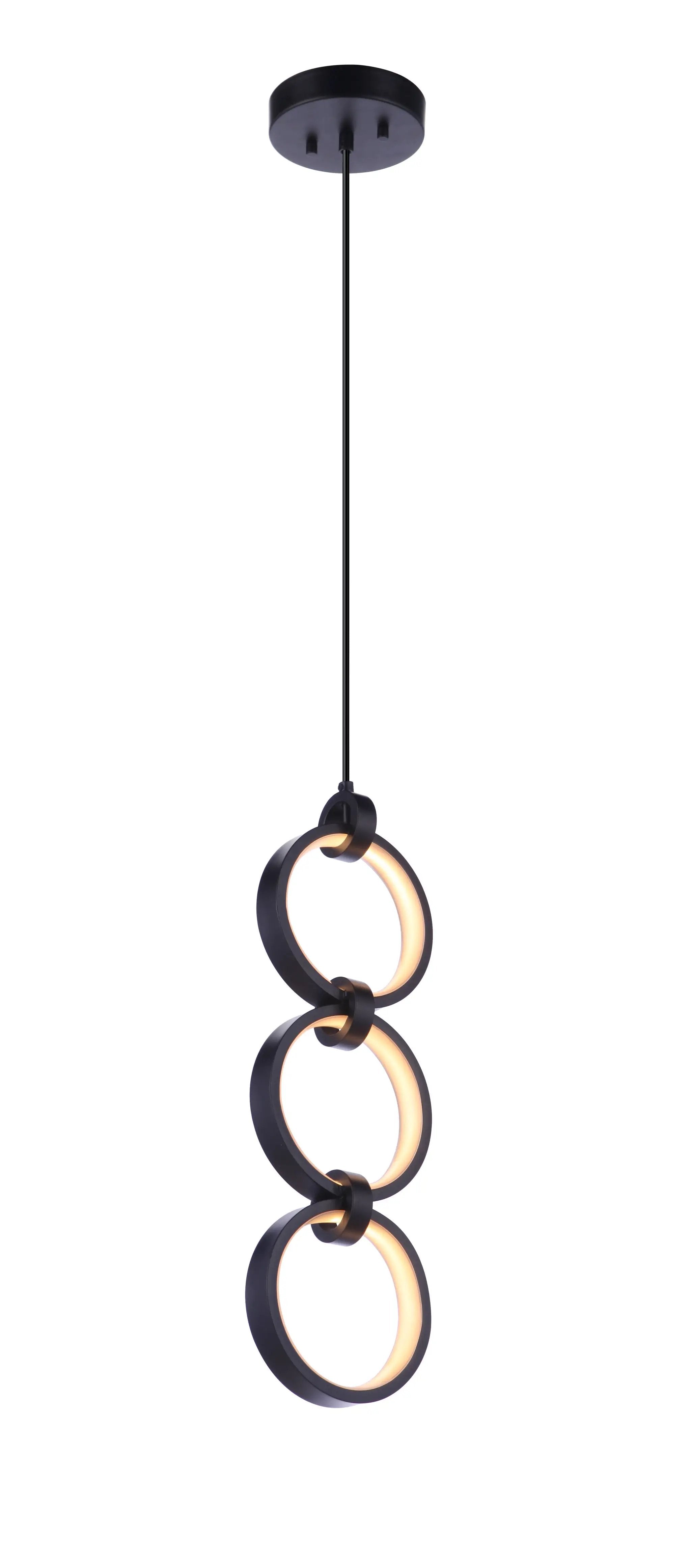 flat black pendants