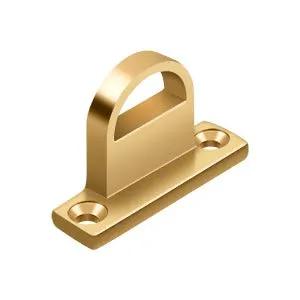 Deltana Solid Brass Offset Heavy Duty Strike for HD Bolt by Deltana