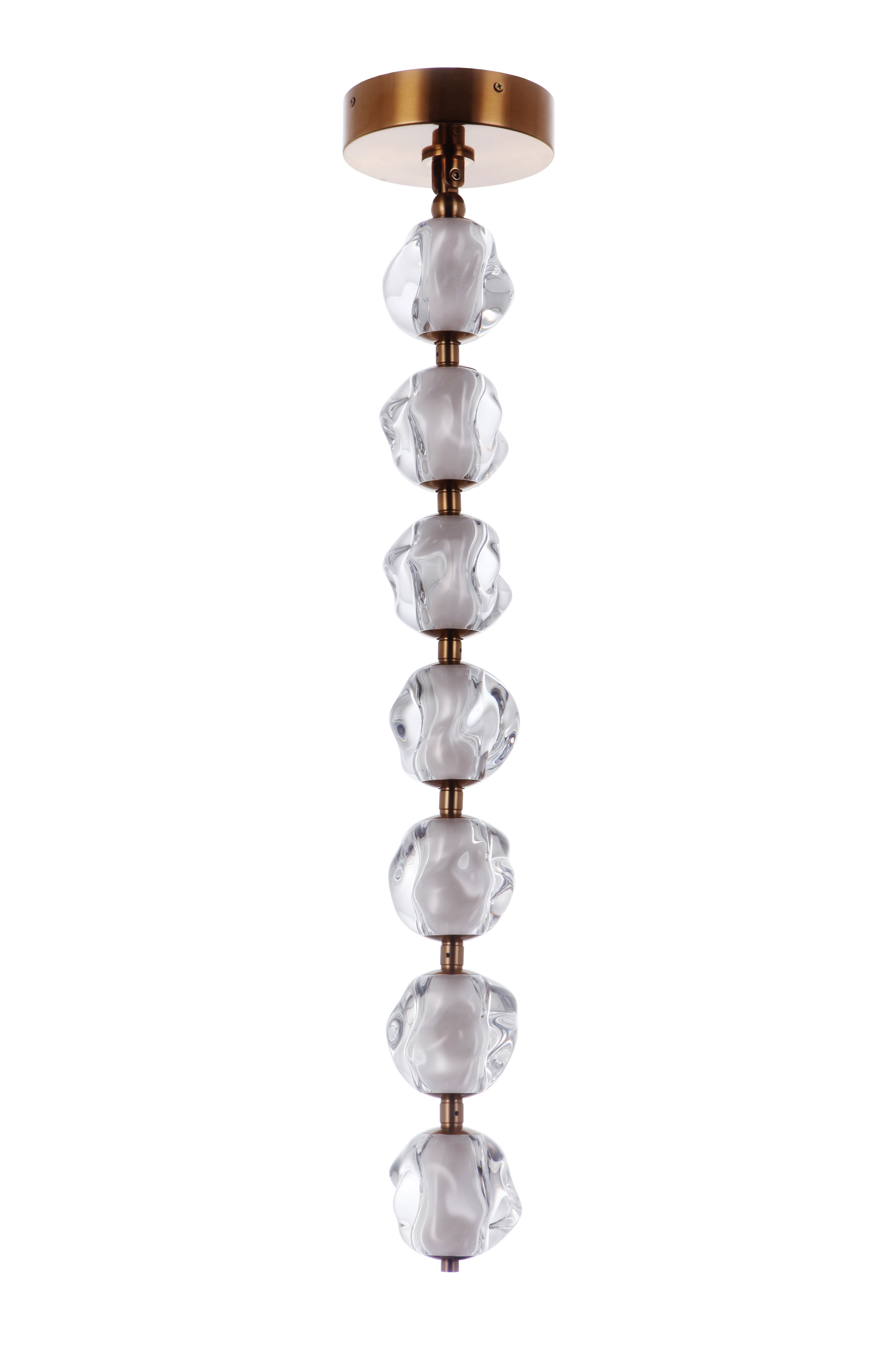 satin brass pendants