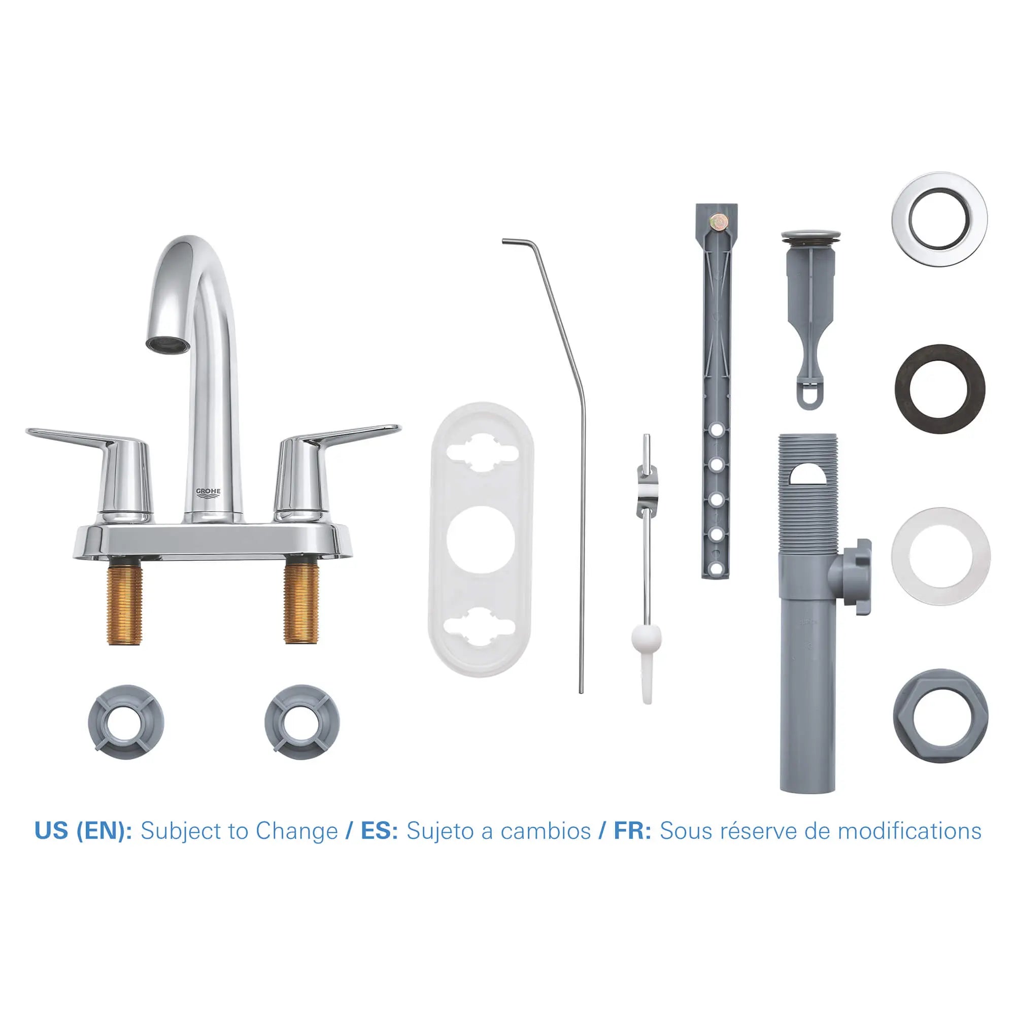 chrome bathroom faucet