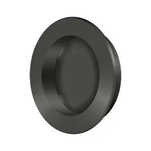 Deltana 2-3/8" Round Solid Brass Flush Pull by Deltana