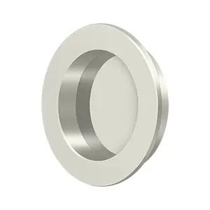Deltana 2-3/8" Round Solid Brass Flush Pull by Deltana