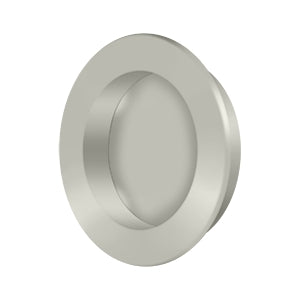 Deltana 2-3/8" Round Solid Brass Flush Pull by Deltana