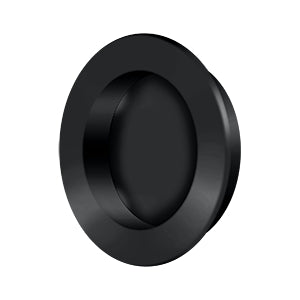 Deltana 2-3/8" Round Solid Brass Flush Pull by Deltana