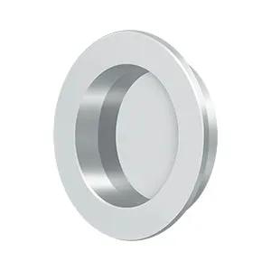 polished chrome flush pull