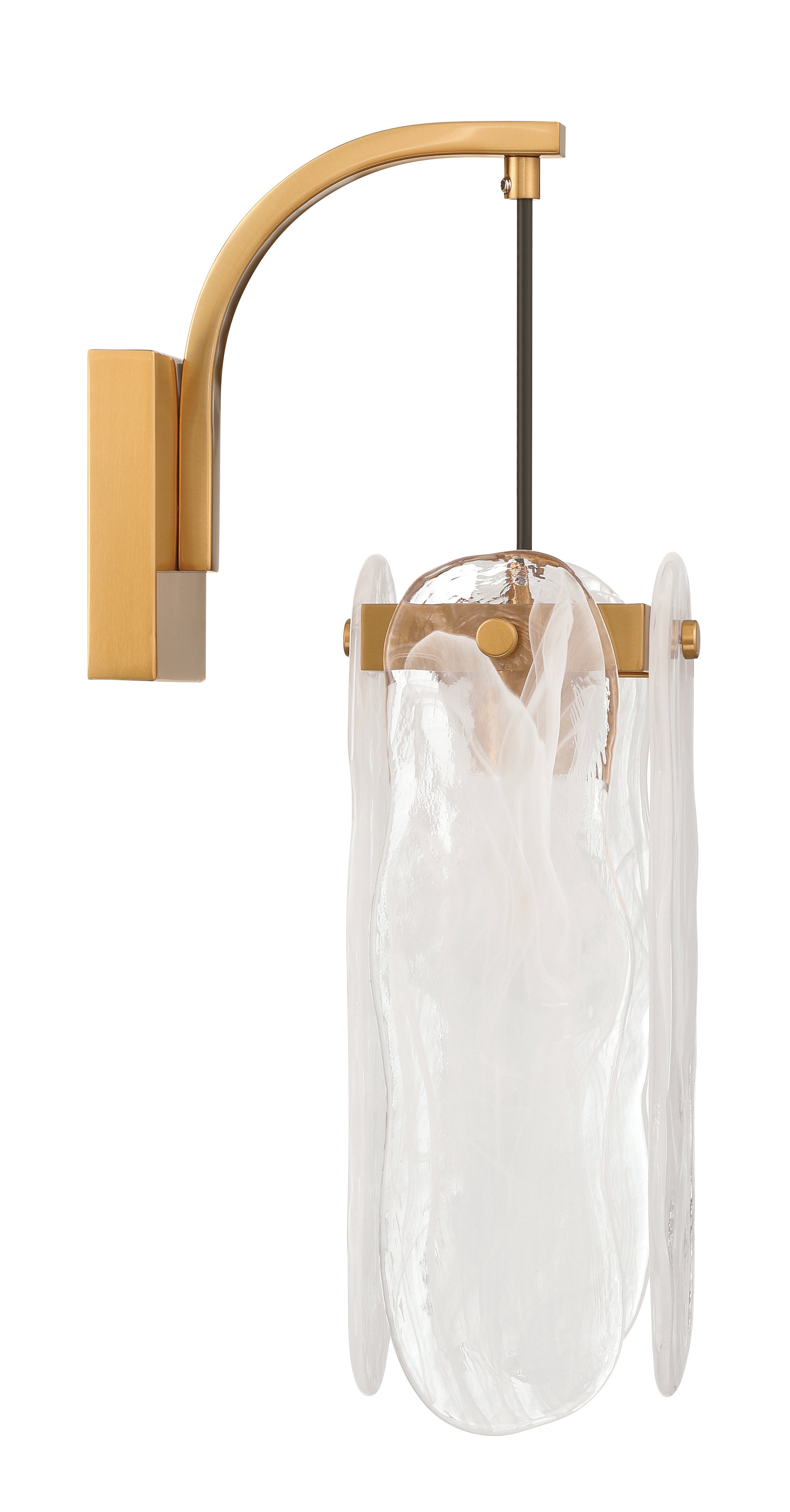 satin brass wall sconces