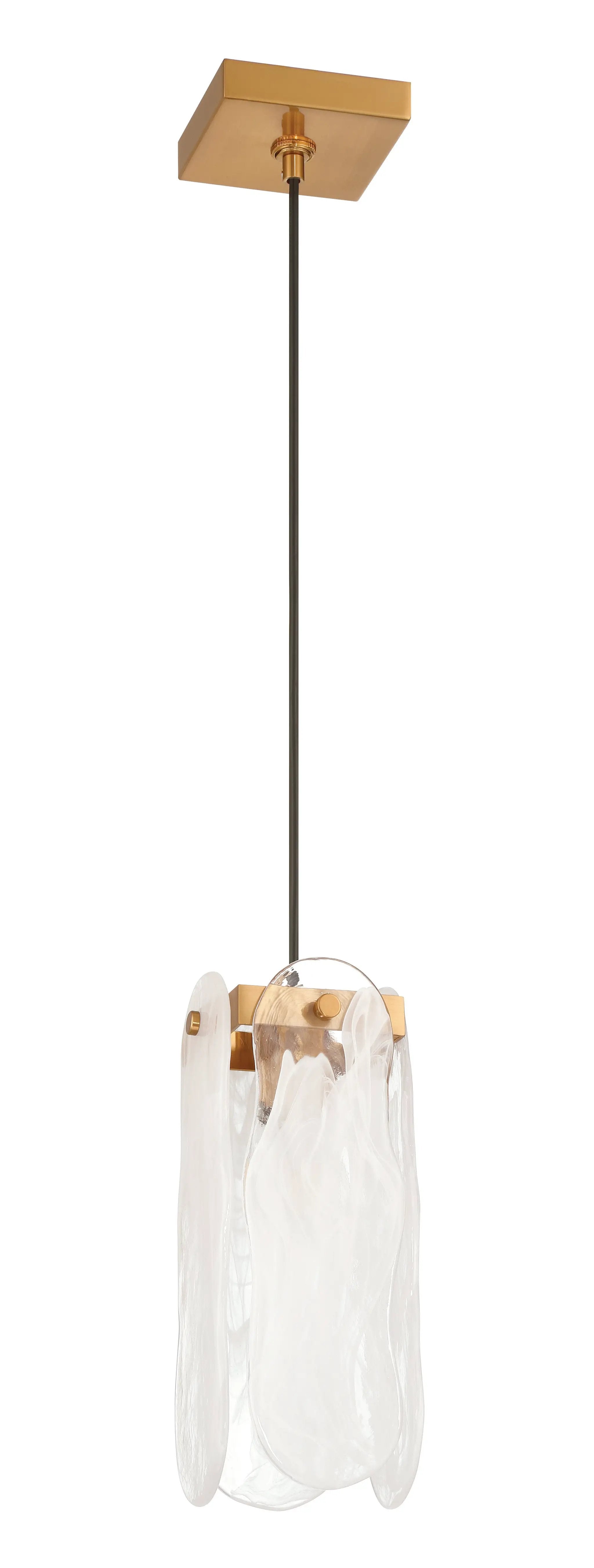 satin brass pendants