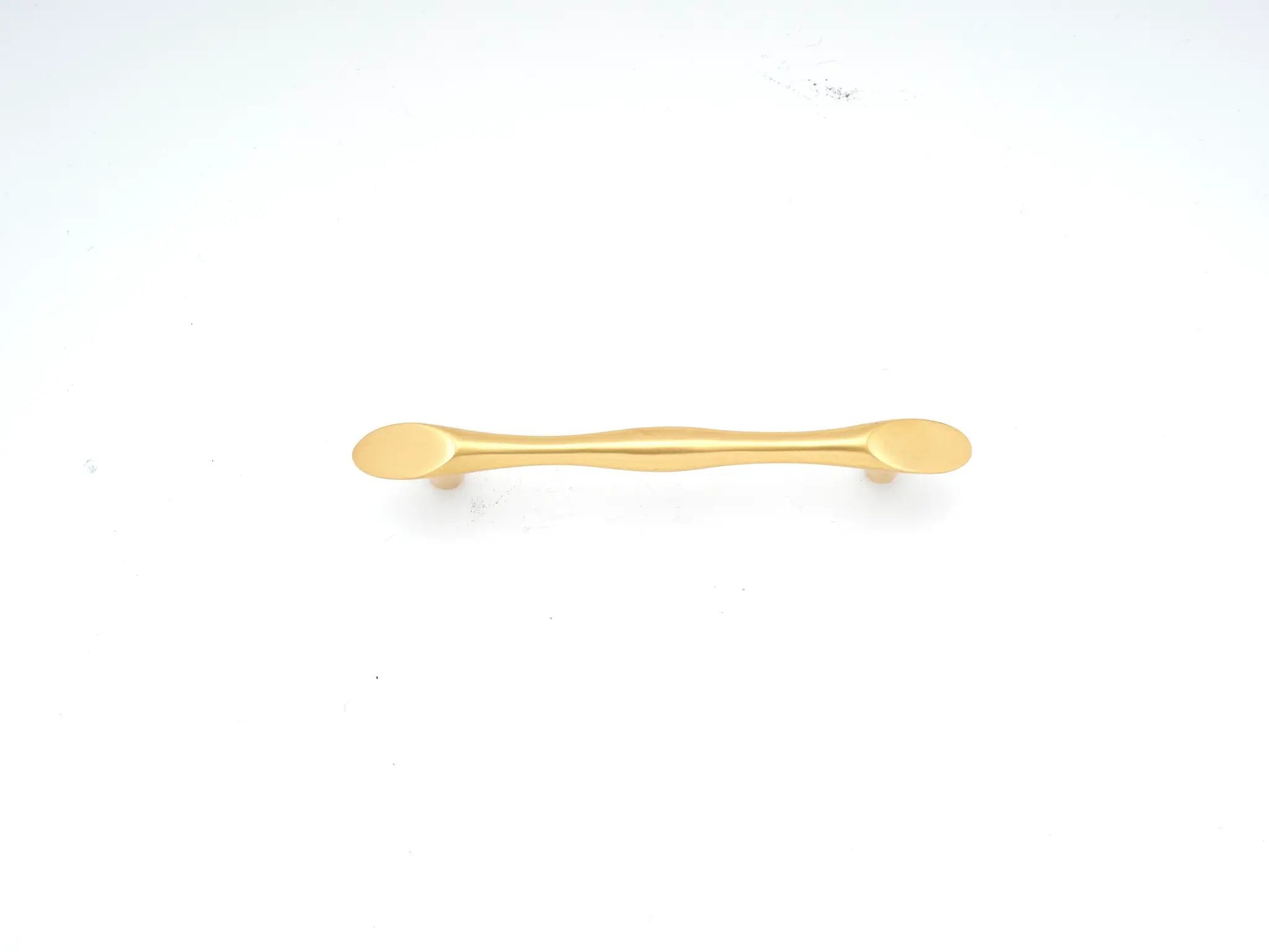 satin brass pull