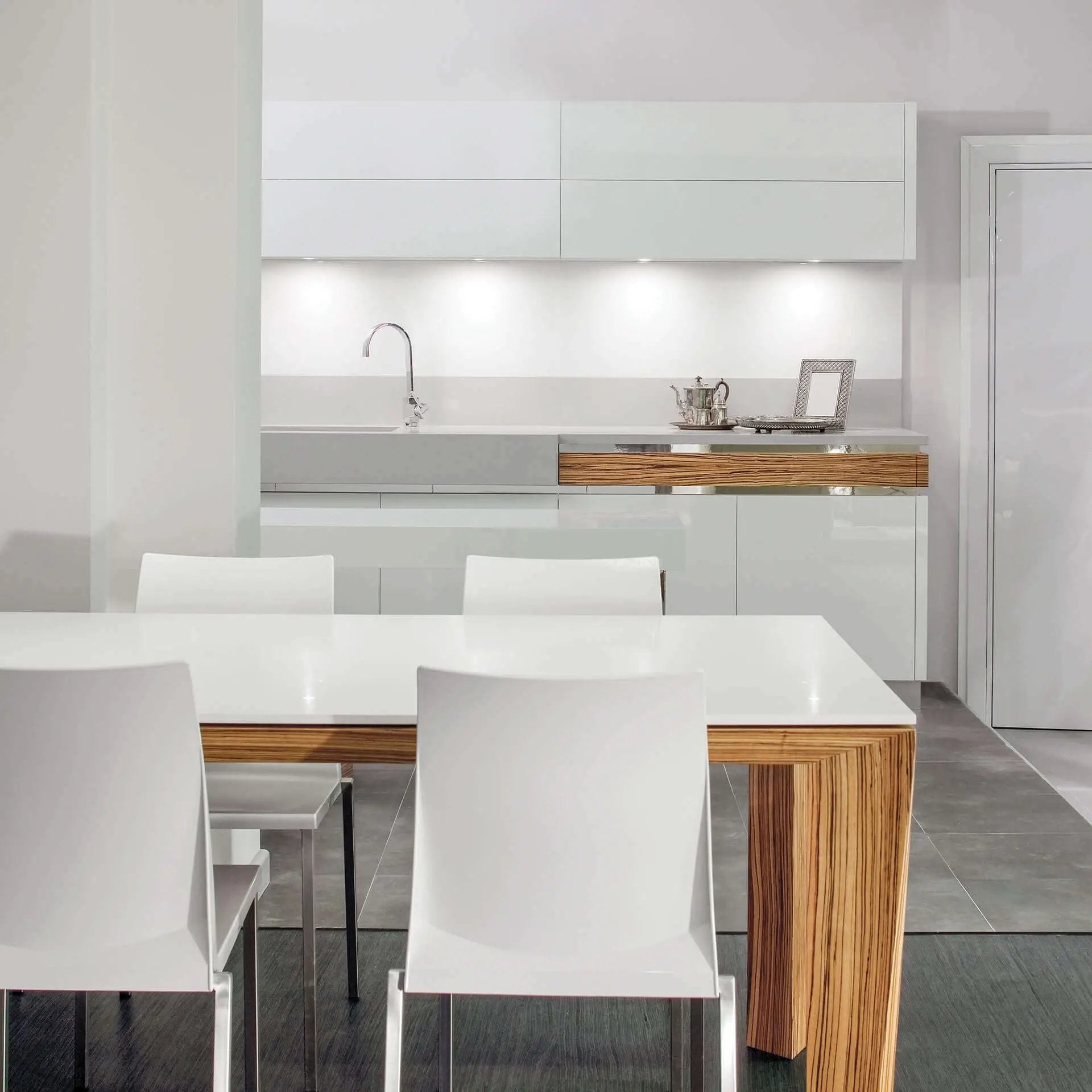 satin nickel led