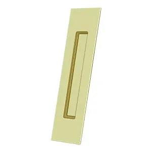 Deltana 10" x 2-1/4" x 1/2" Rectangular Solid Brass Flush Pull by Deltana