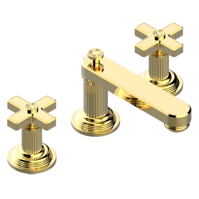 THG Paris Grand Central Metal Widespread Lavatory Set with Drain by THG Paris