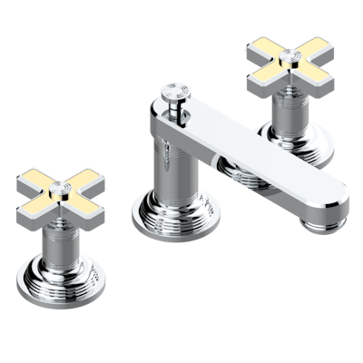 THG Paris West Coast Metal Widespread Lavatory Set with Drain by THG Paris
