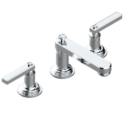 chrome polished faucet