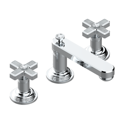 chrome polished faucet