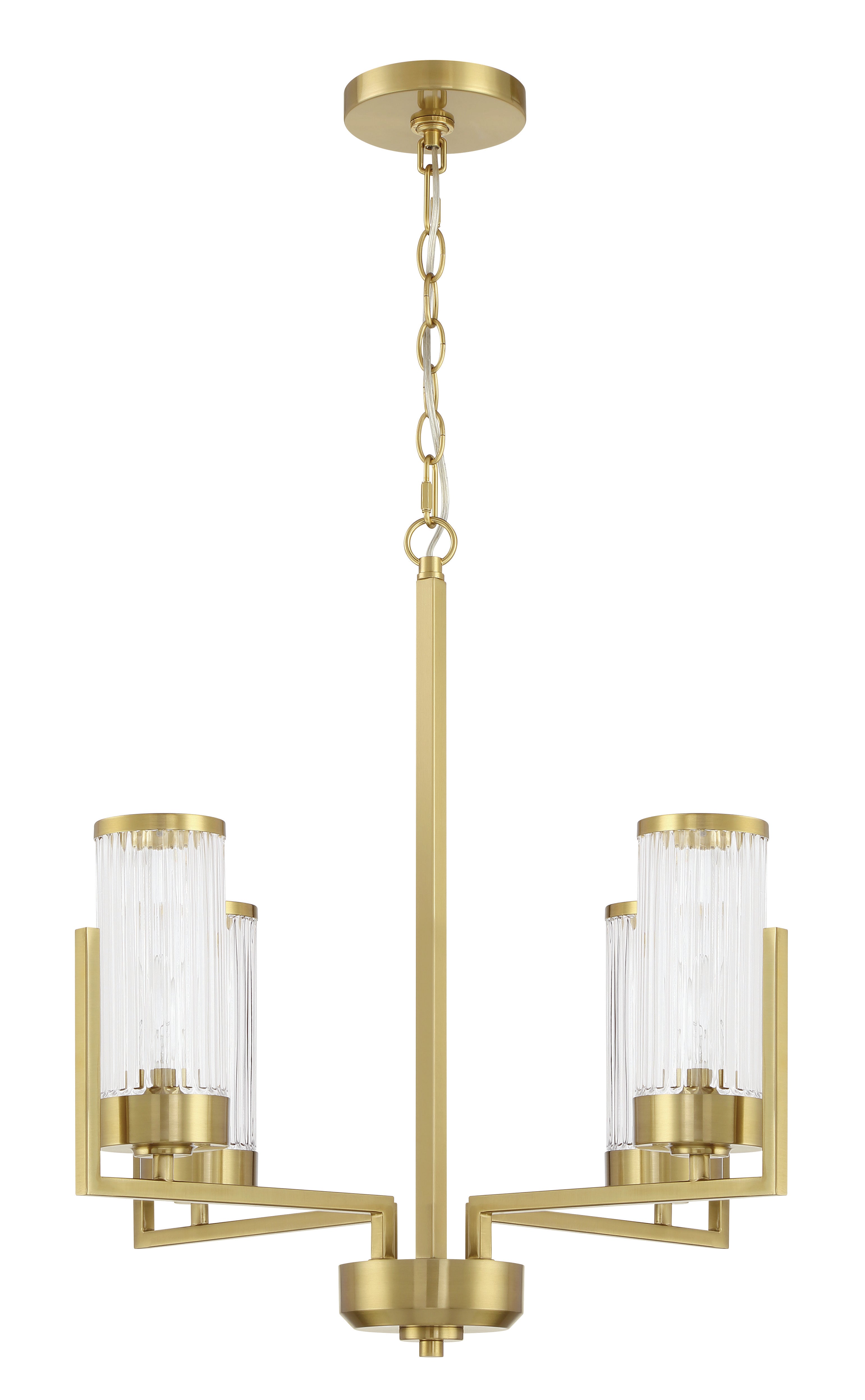 satin brass ceiling mount