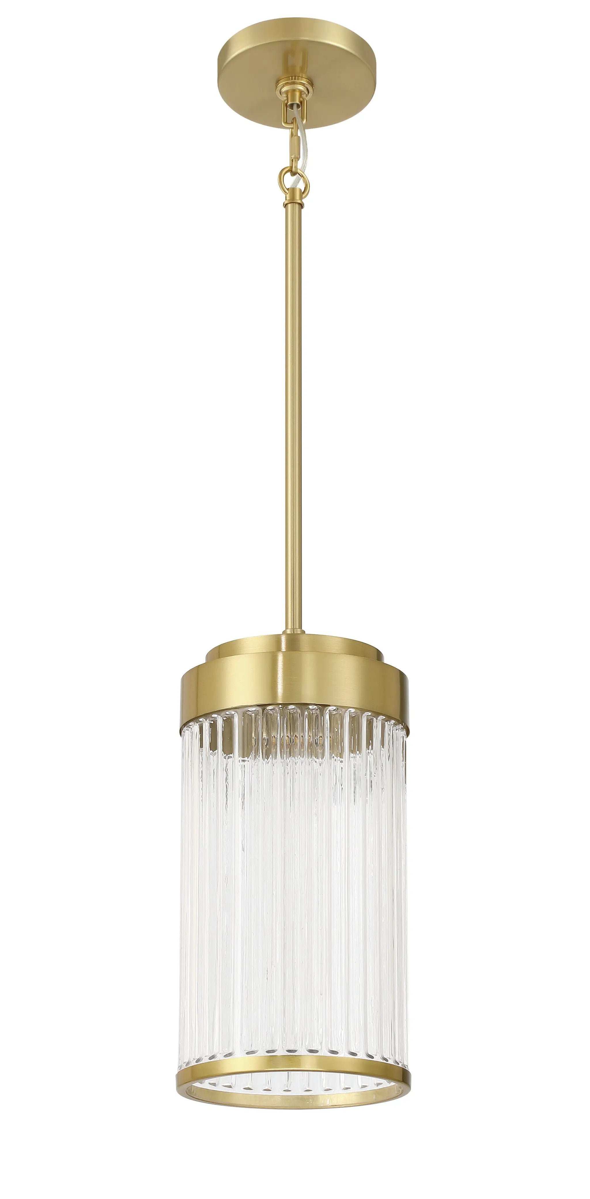 satin brass pendants