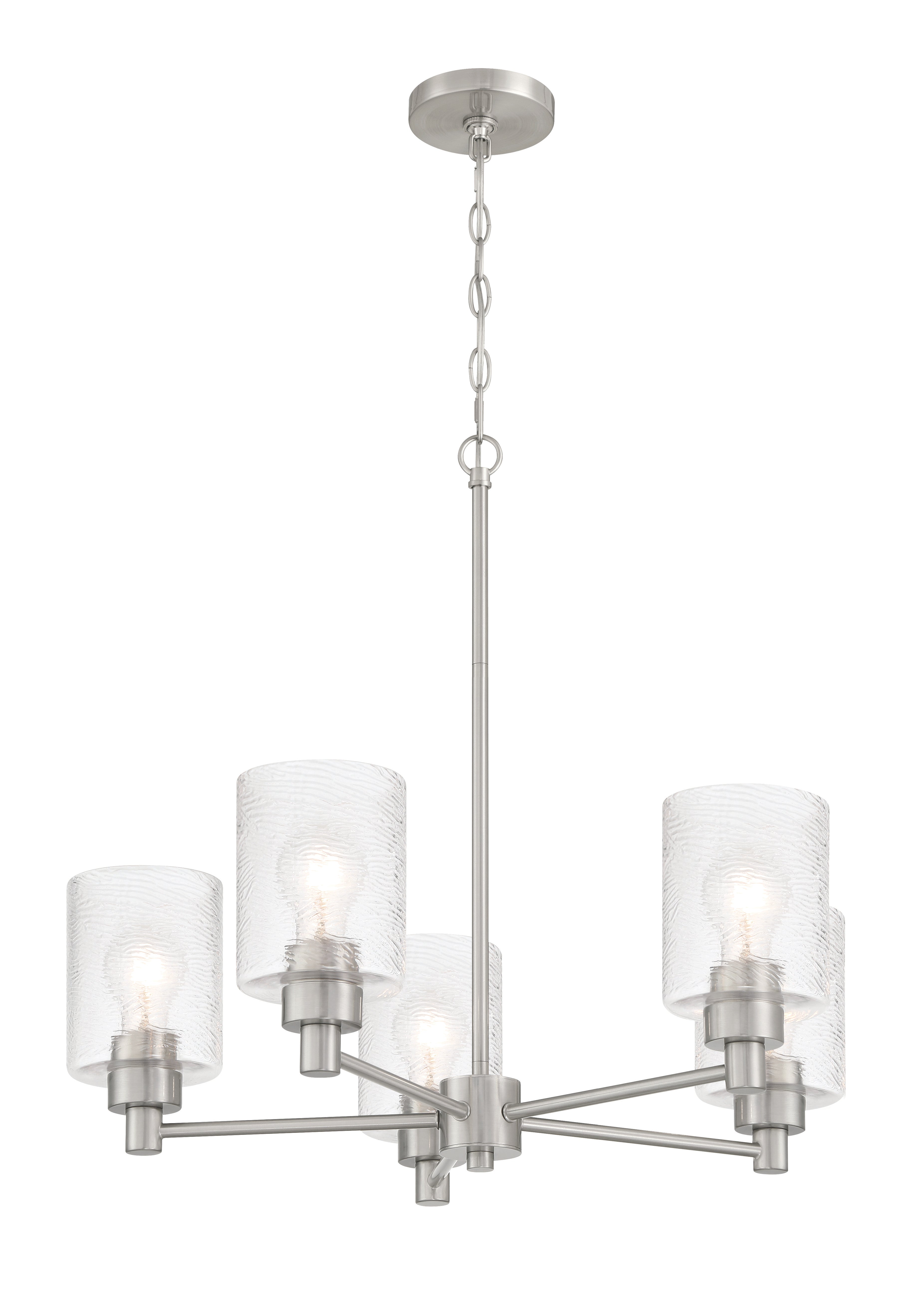 brushed polished nickel chandeliers