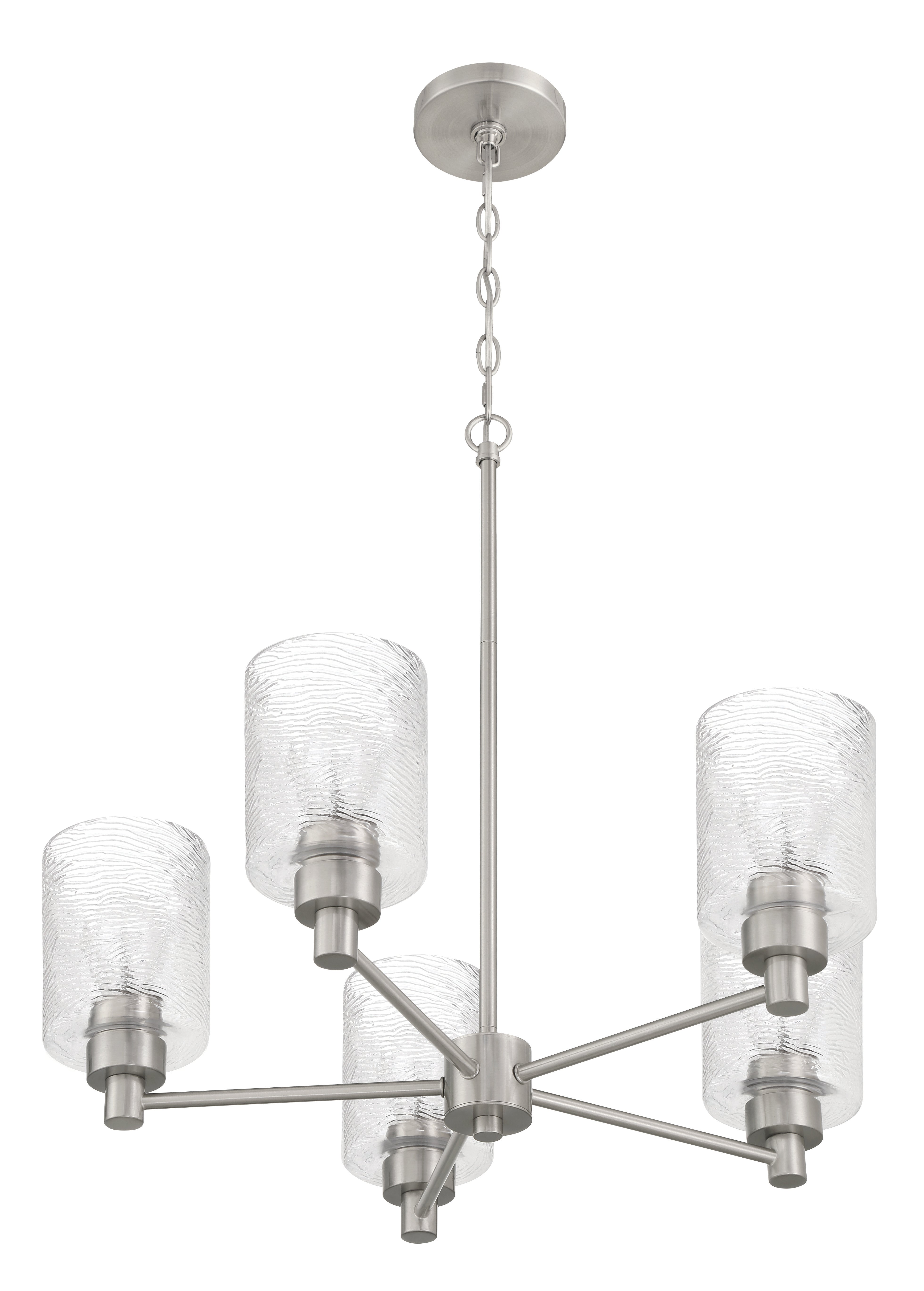 brushed polished nickel chandeliers