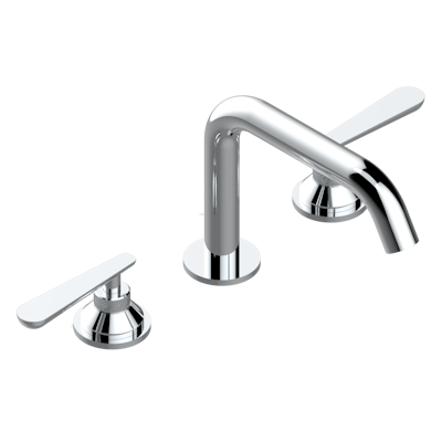 chrome polished faucet