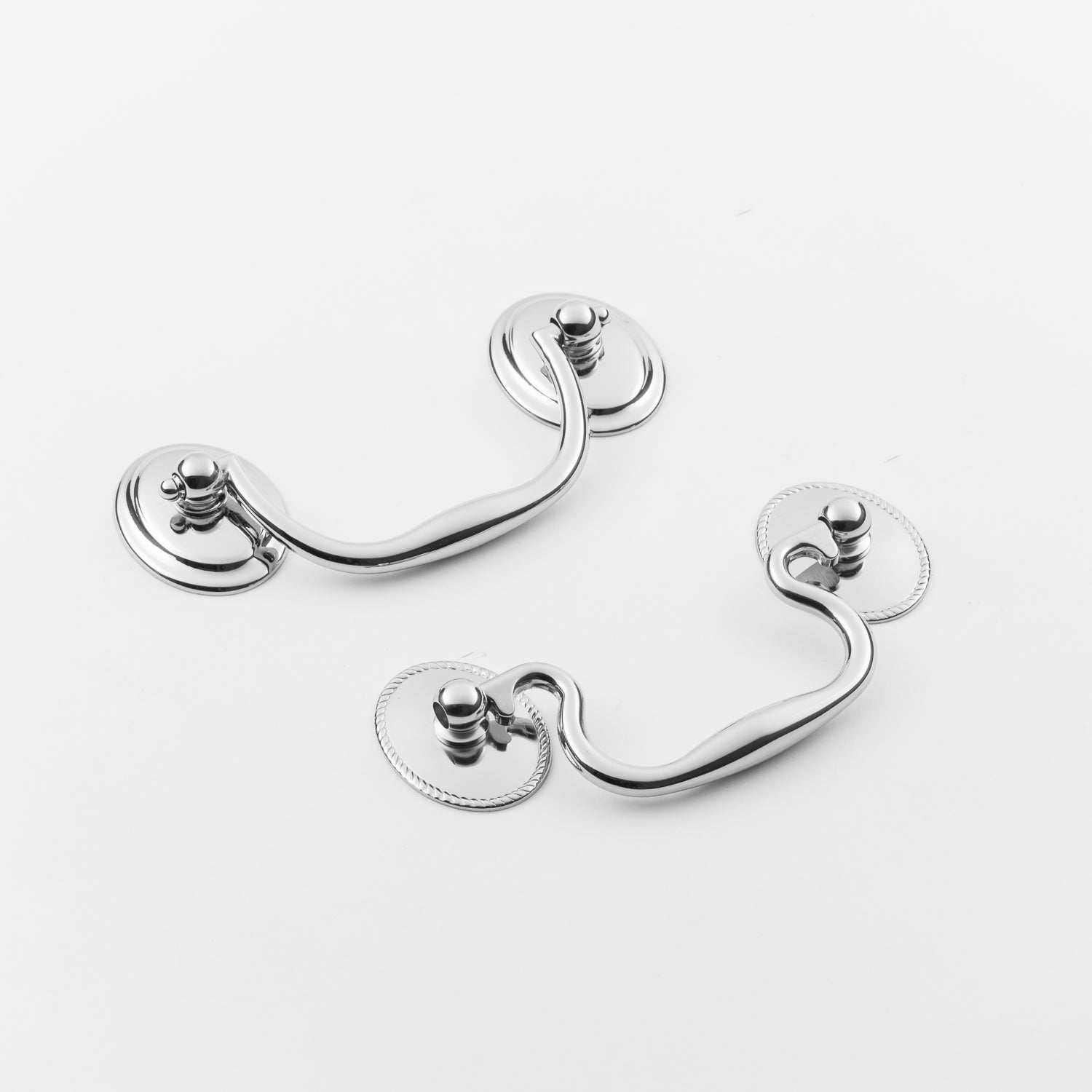 polished chrome pull