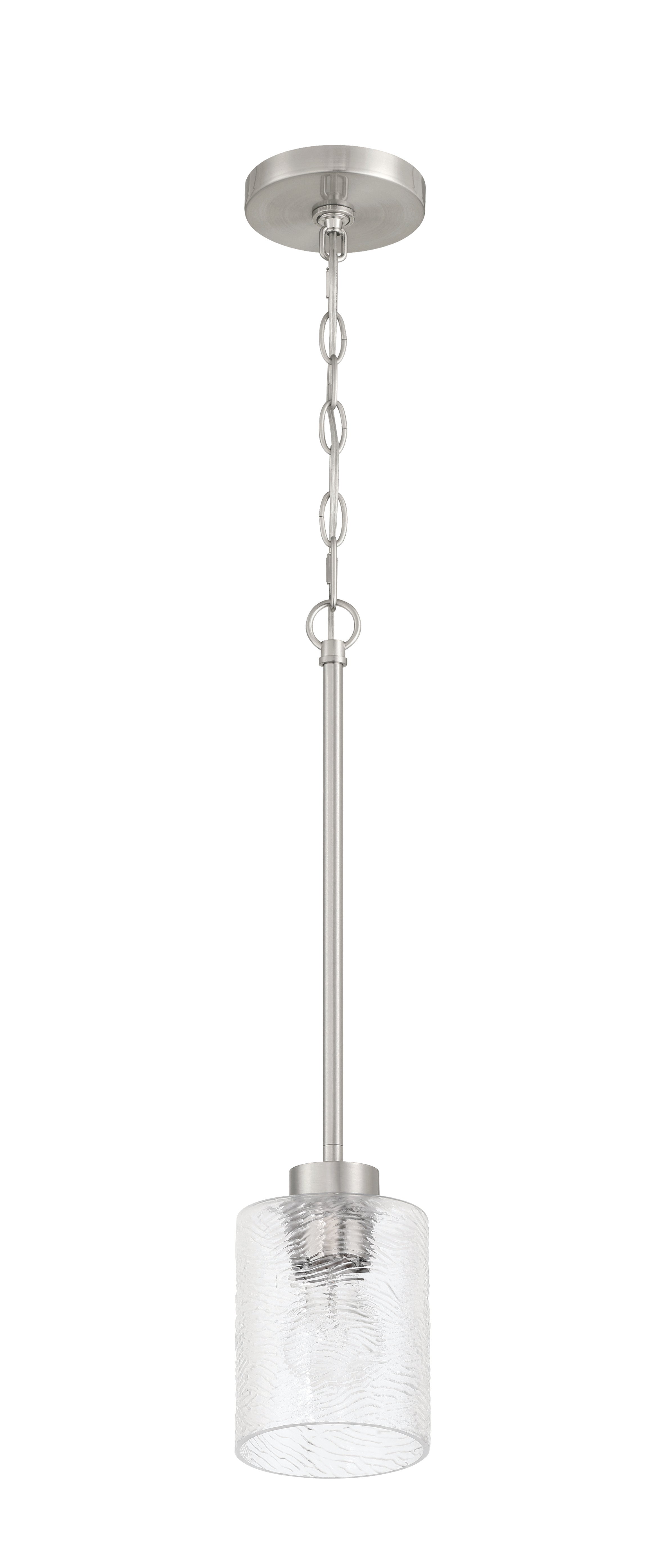 brushed polished nickel pendants