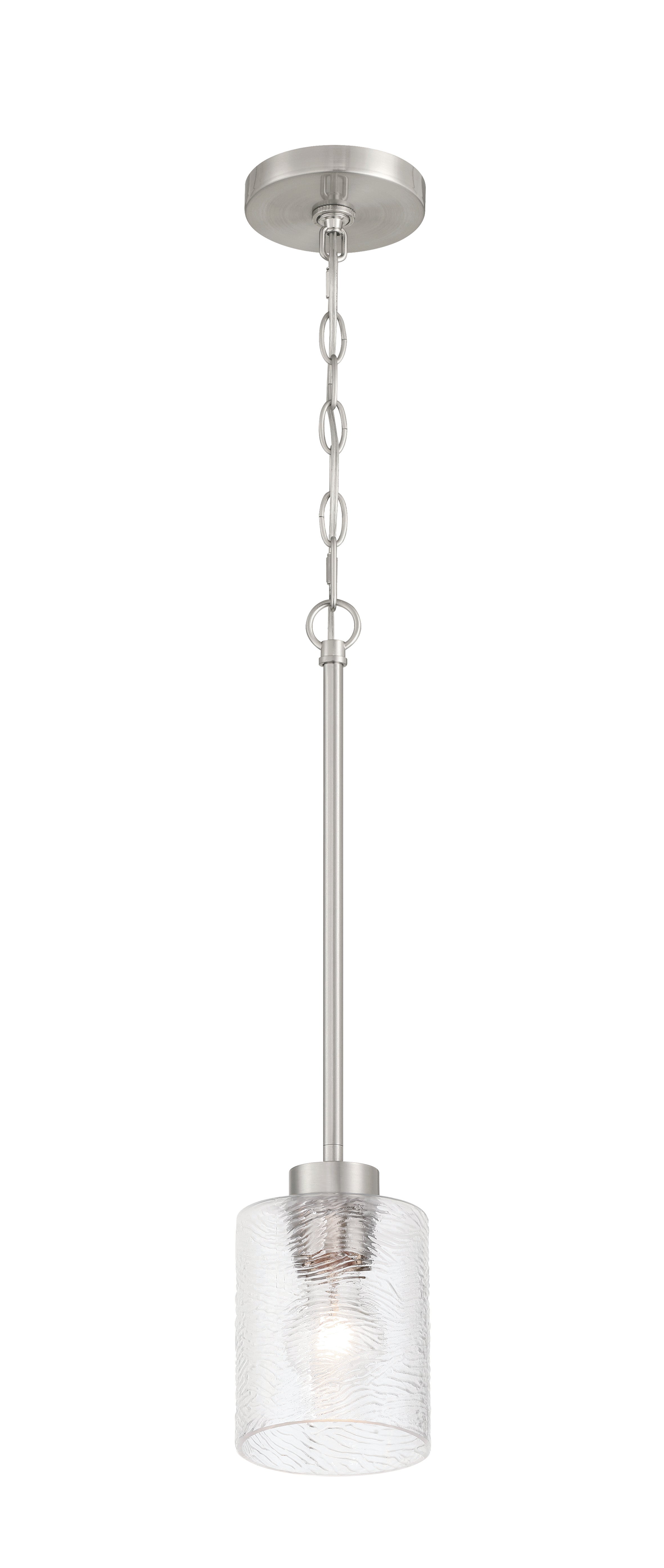 brushed polished nickel pendants