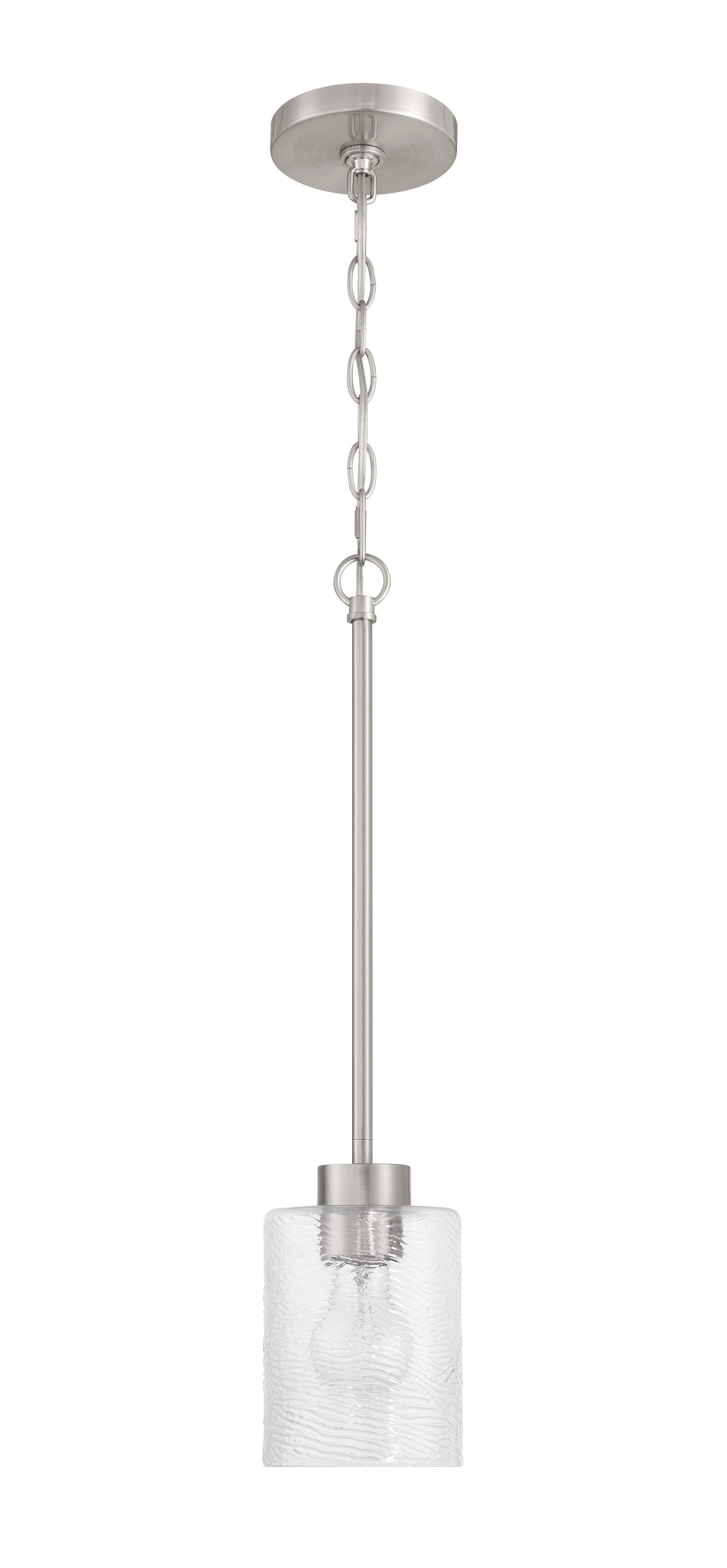 brushed polished nickel pendants