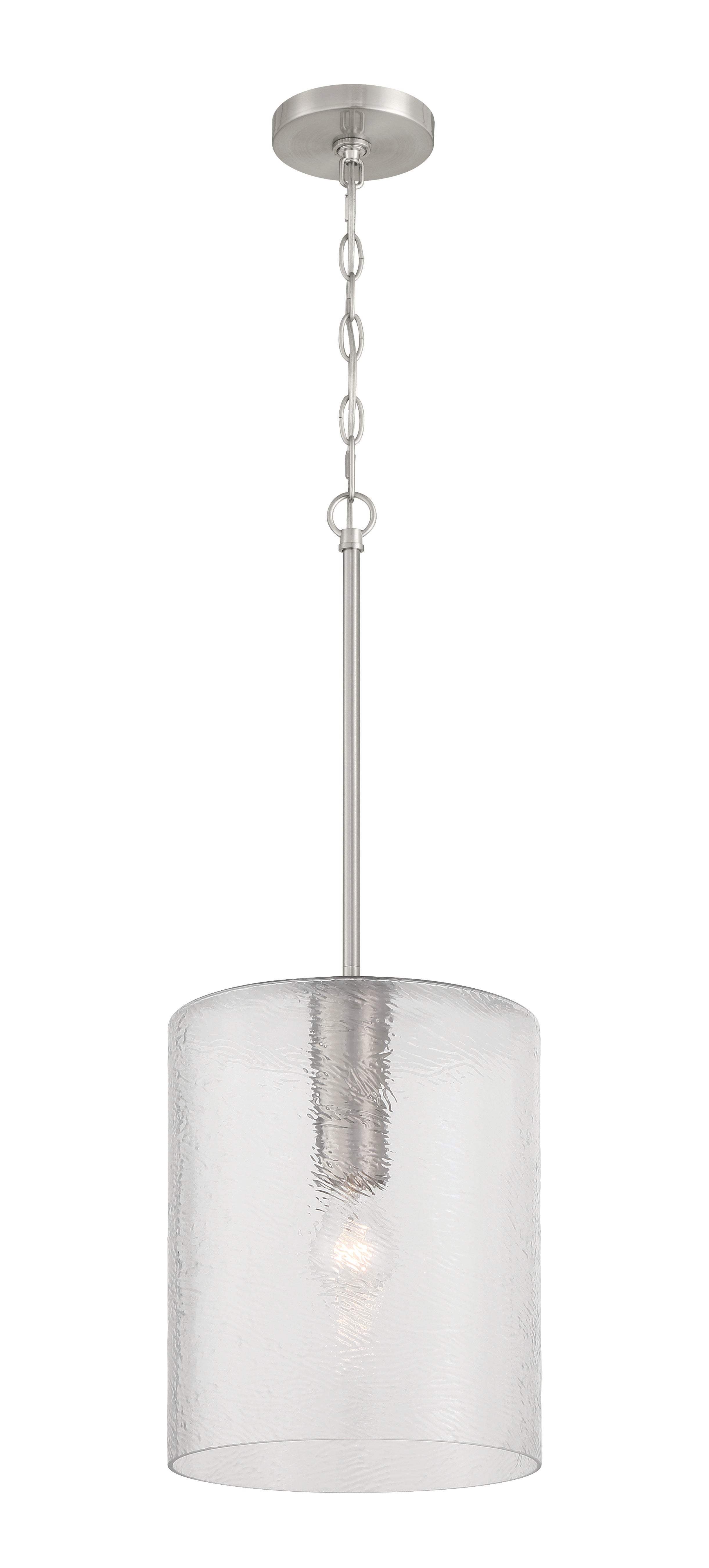 brushed polished nickel pendants