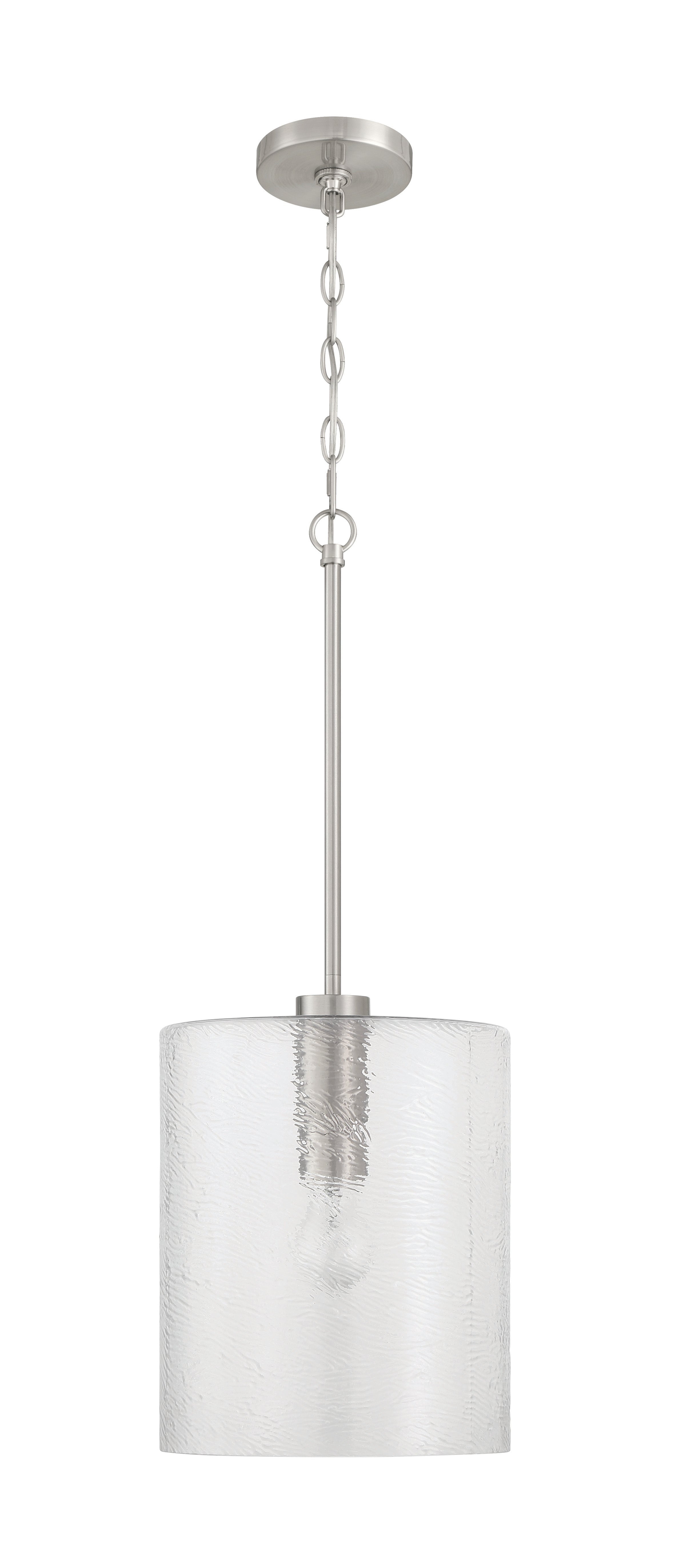 brushed polished nickel pendants