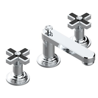 chrome polished faucet