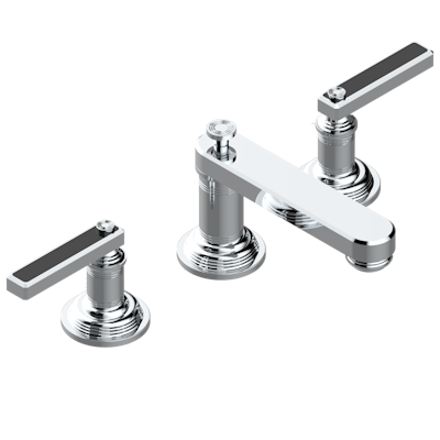 chrome polished faucet