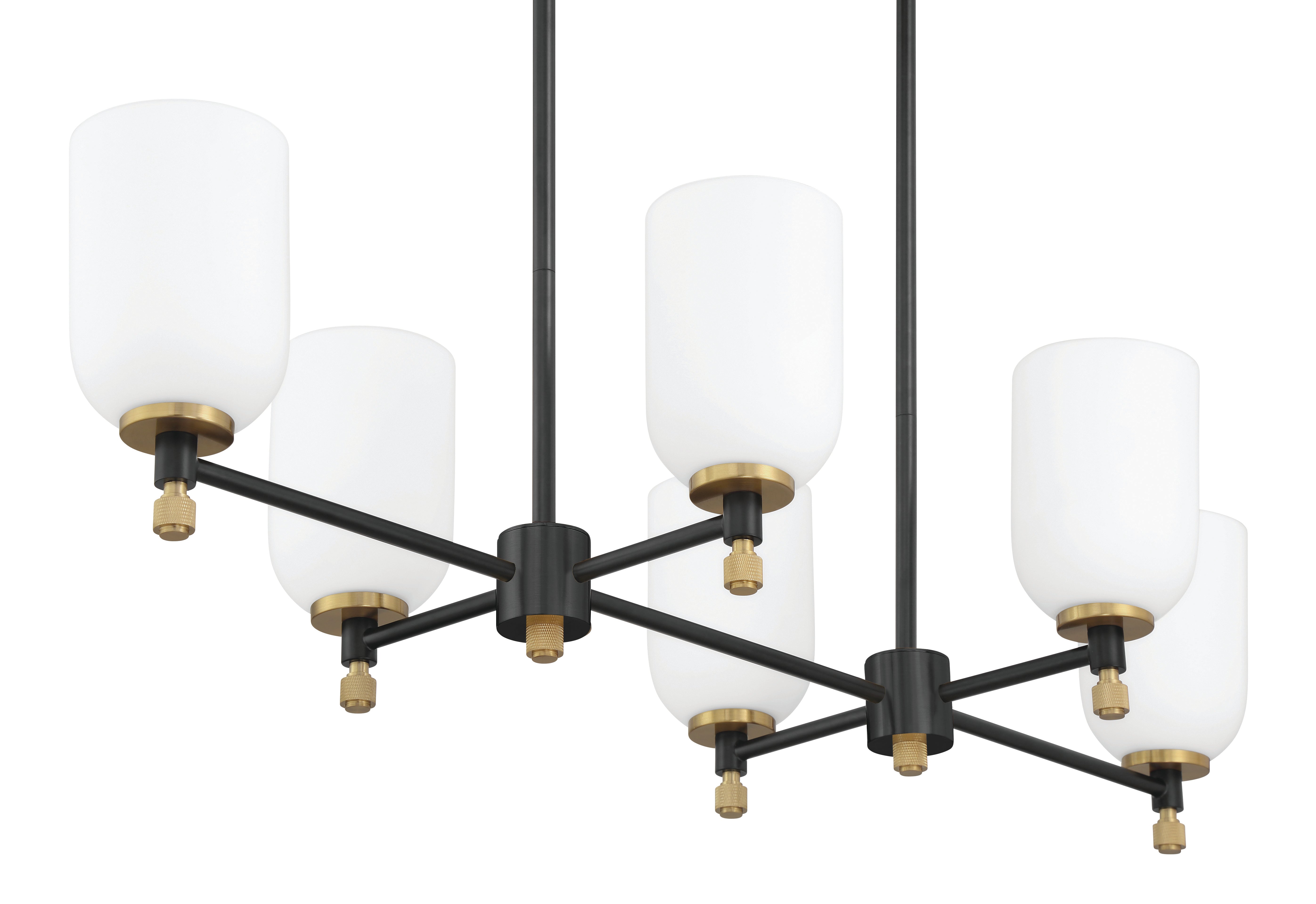 flat black/satin brass ceiling mount