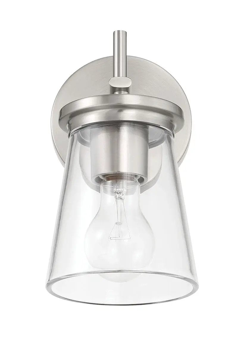 brushed polished nickel wall sconces