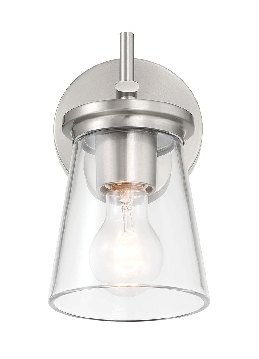 brushed polished nickel wall sconces