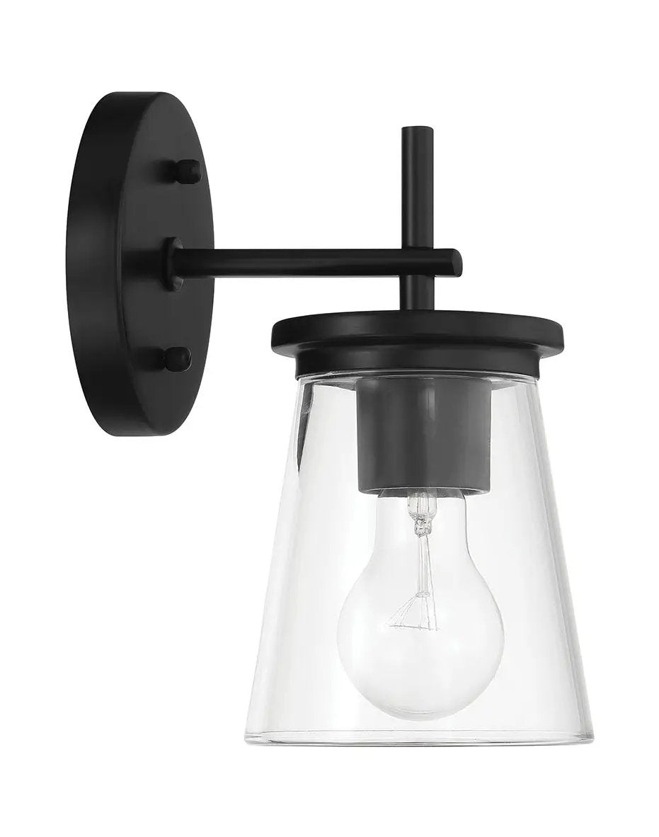 flat black wall sconces