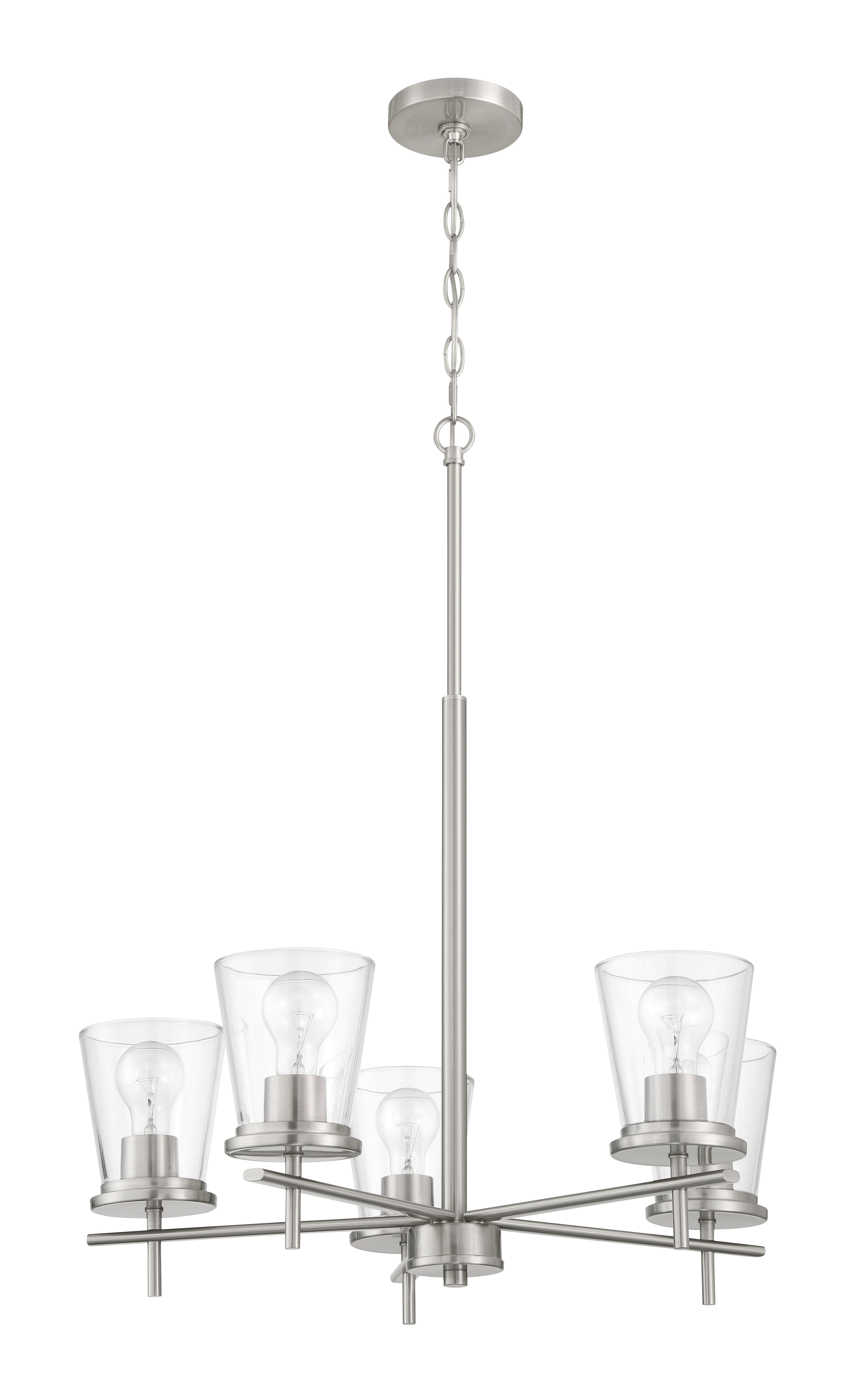 brushed polished nickel chandeliers