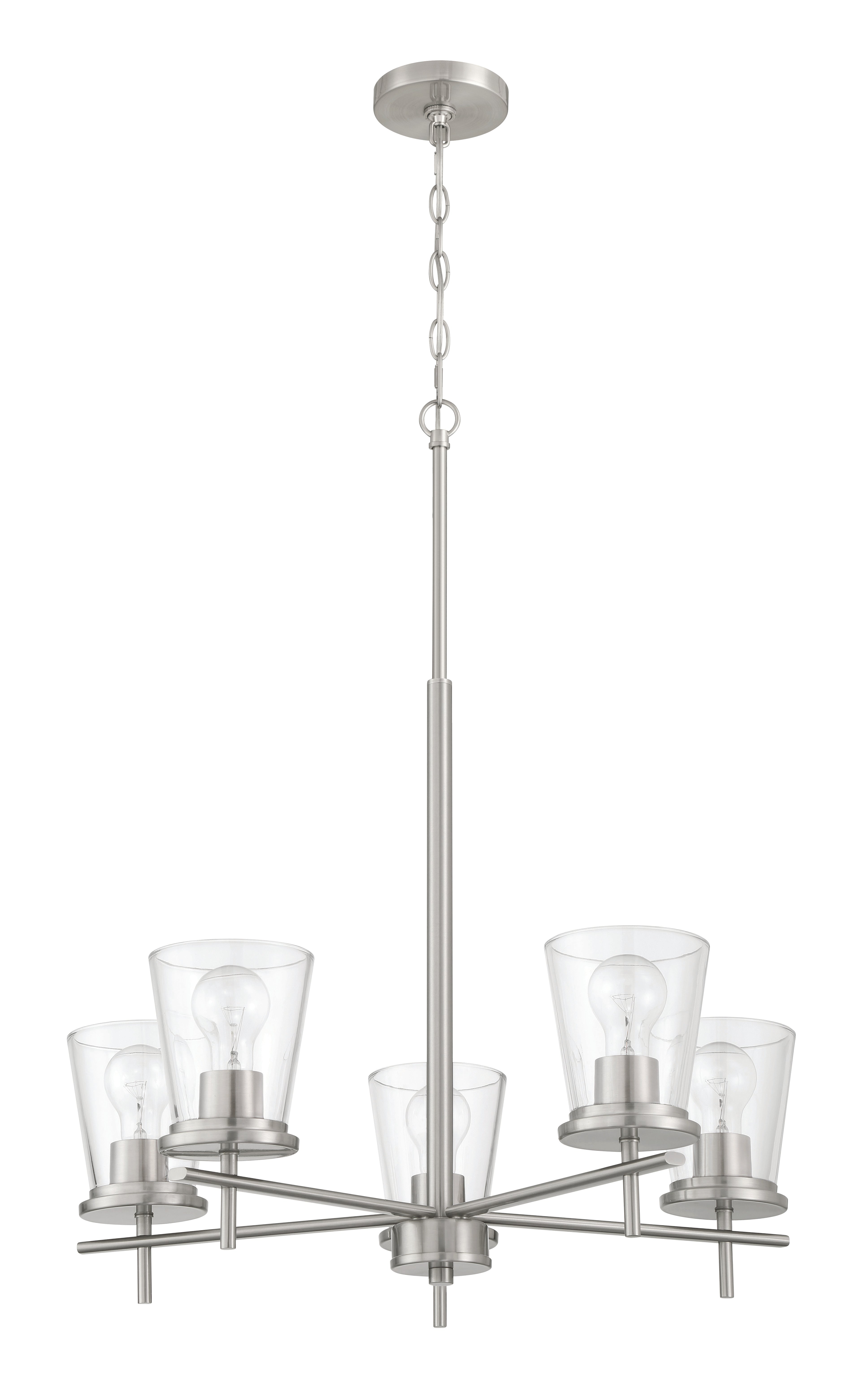 brushed polished nickel chandeliers