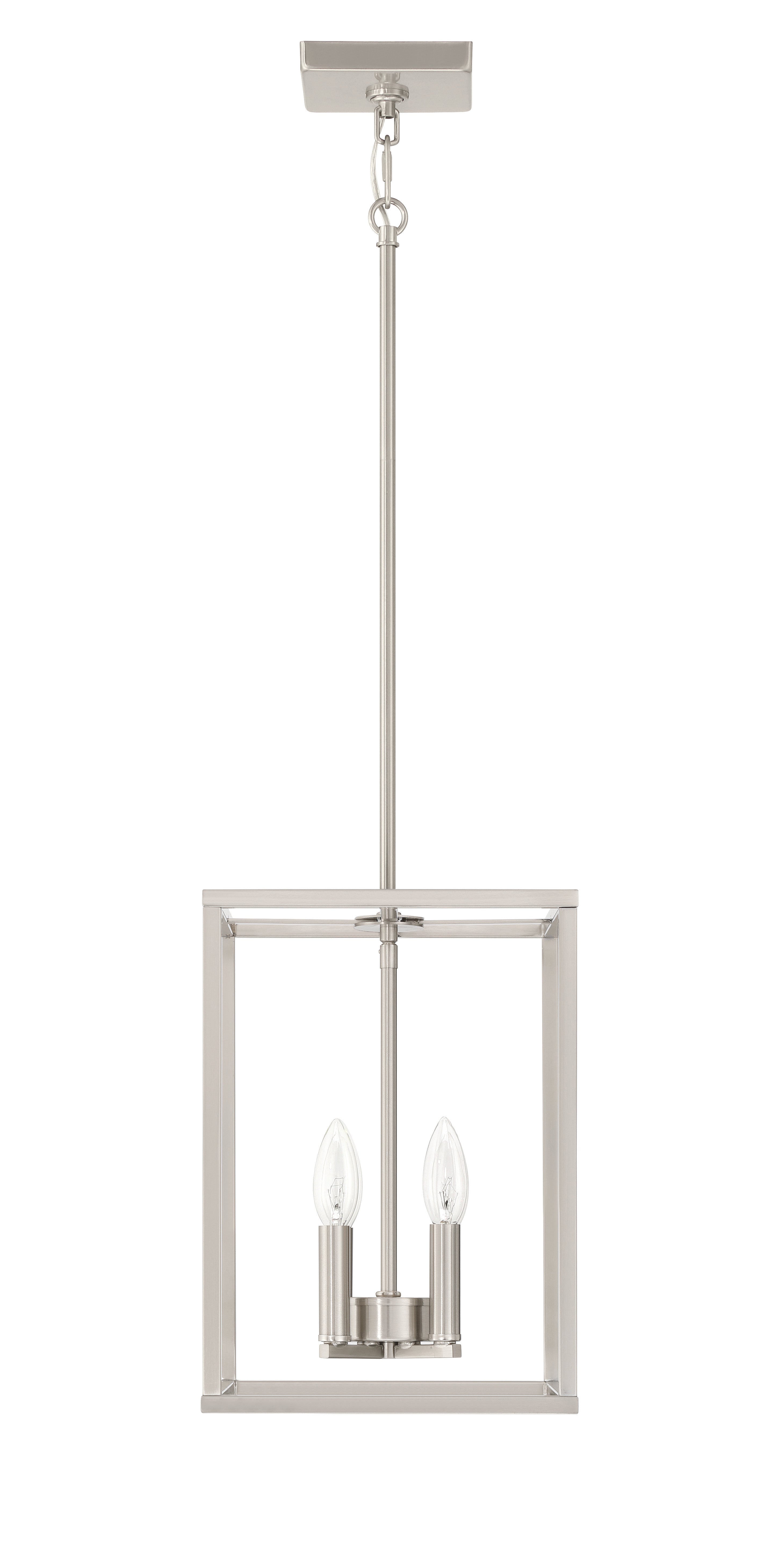 brushed polished nickel pendants