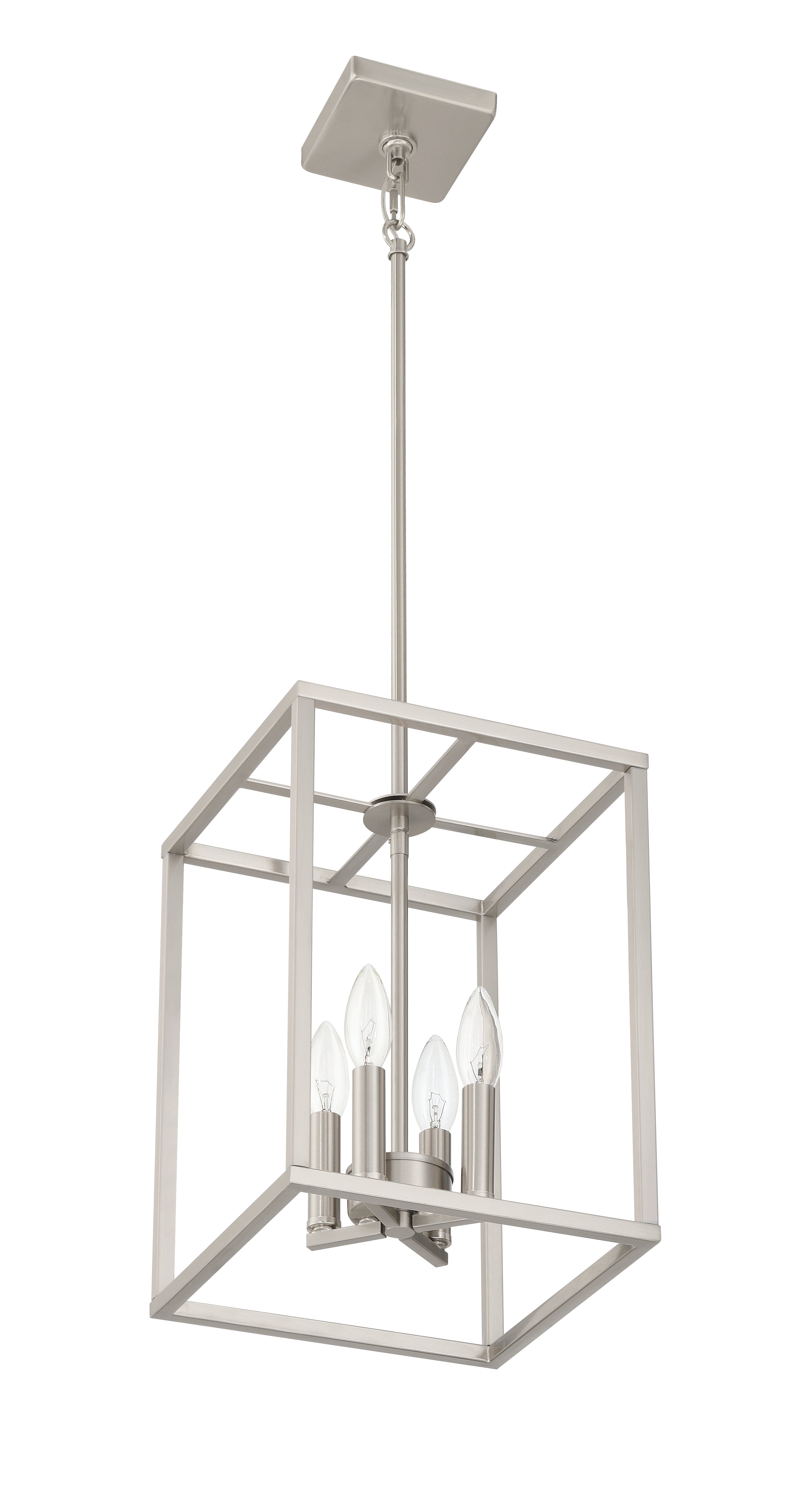 brushed polished nickel pendants