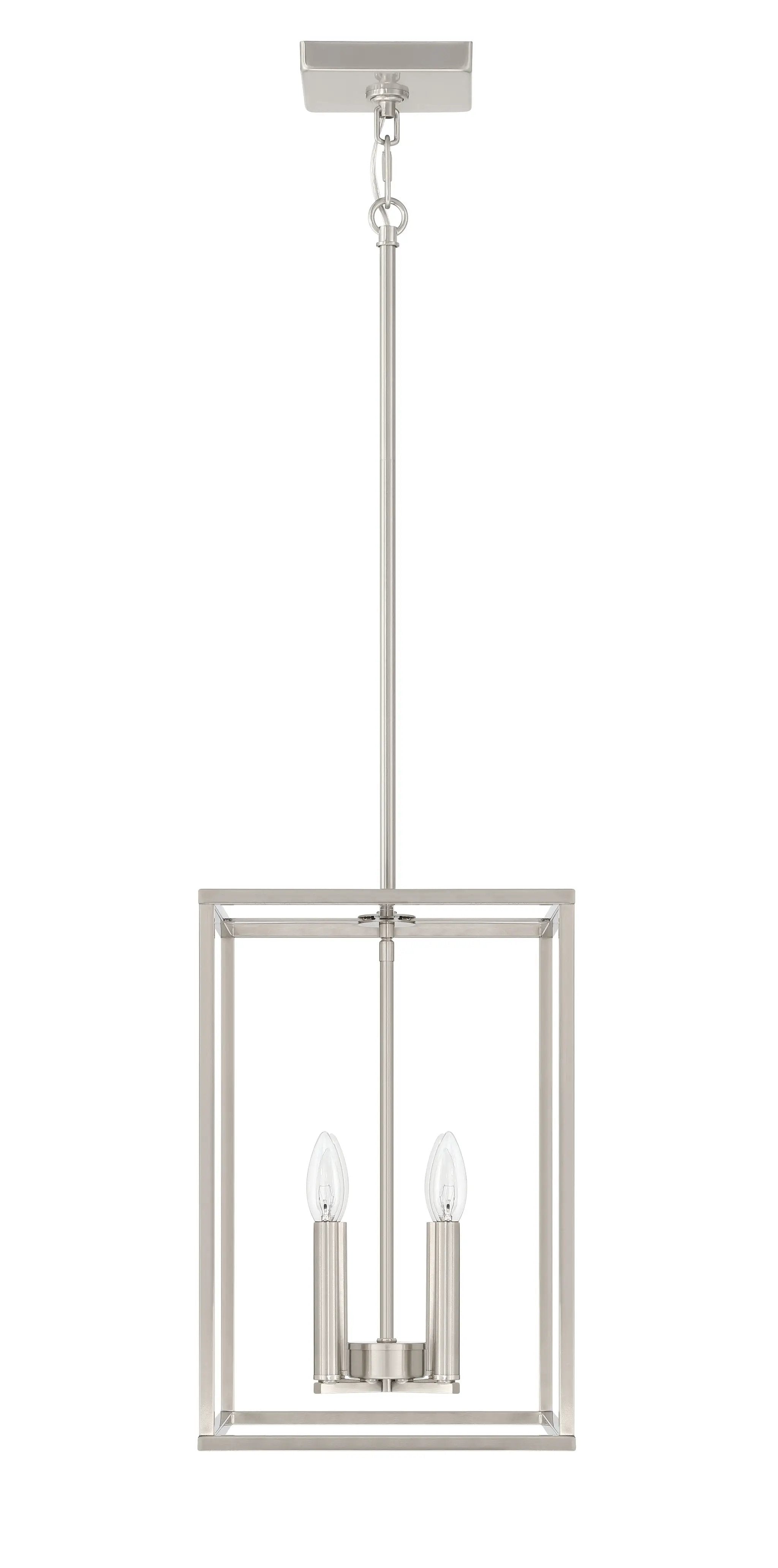 brushed polished nickel pendants