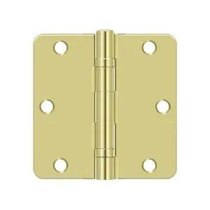 Deltana 3-1/2" x 3-1/2" x 1/4" Radius Hinge, Ball Bearing by Deltana