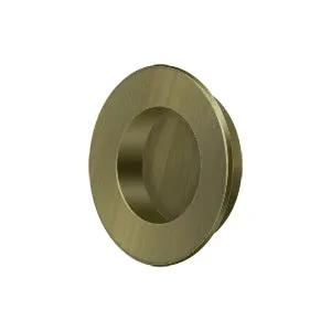 Deltana 1-7/8" Round Solid Brass Flush Pull by Deltana